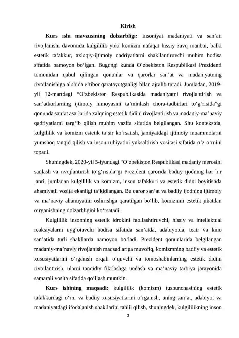 KULGILILIK (KOMIZM) VA UNING ESTETIK XUSUSIYATLARI 2