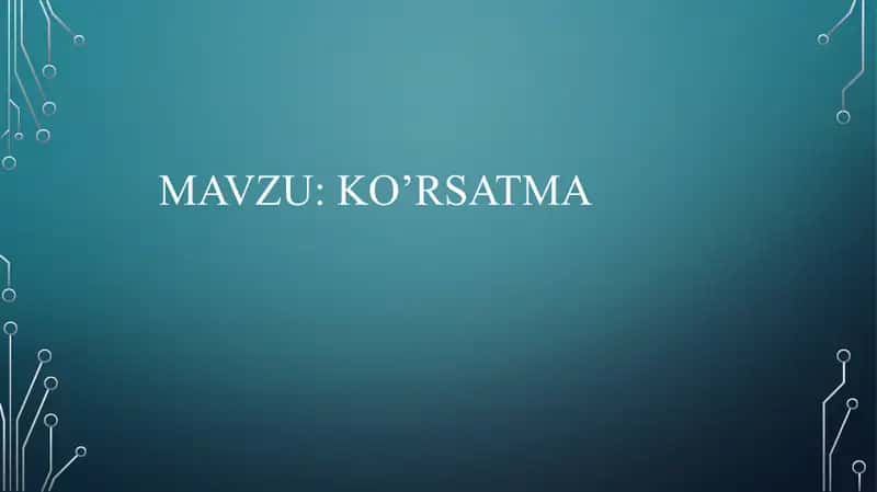 O'zbek tilini sohada qo'llanilishi 2