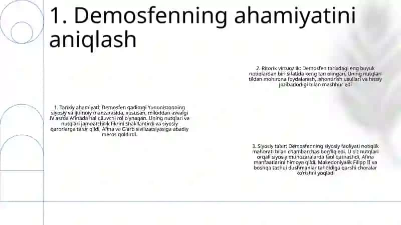 Demosfen Notiqlik Faoliyatini OʻRganishning Ahamiyati 2