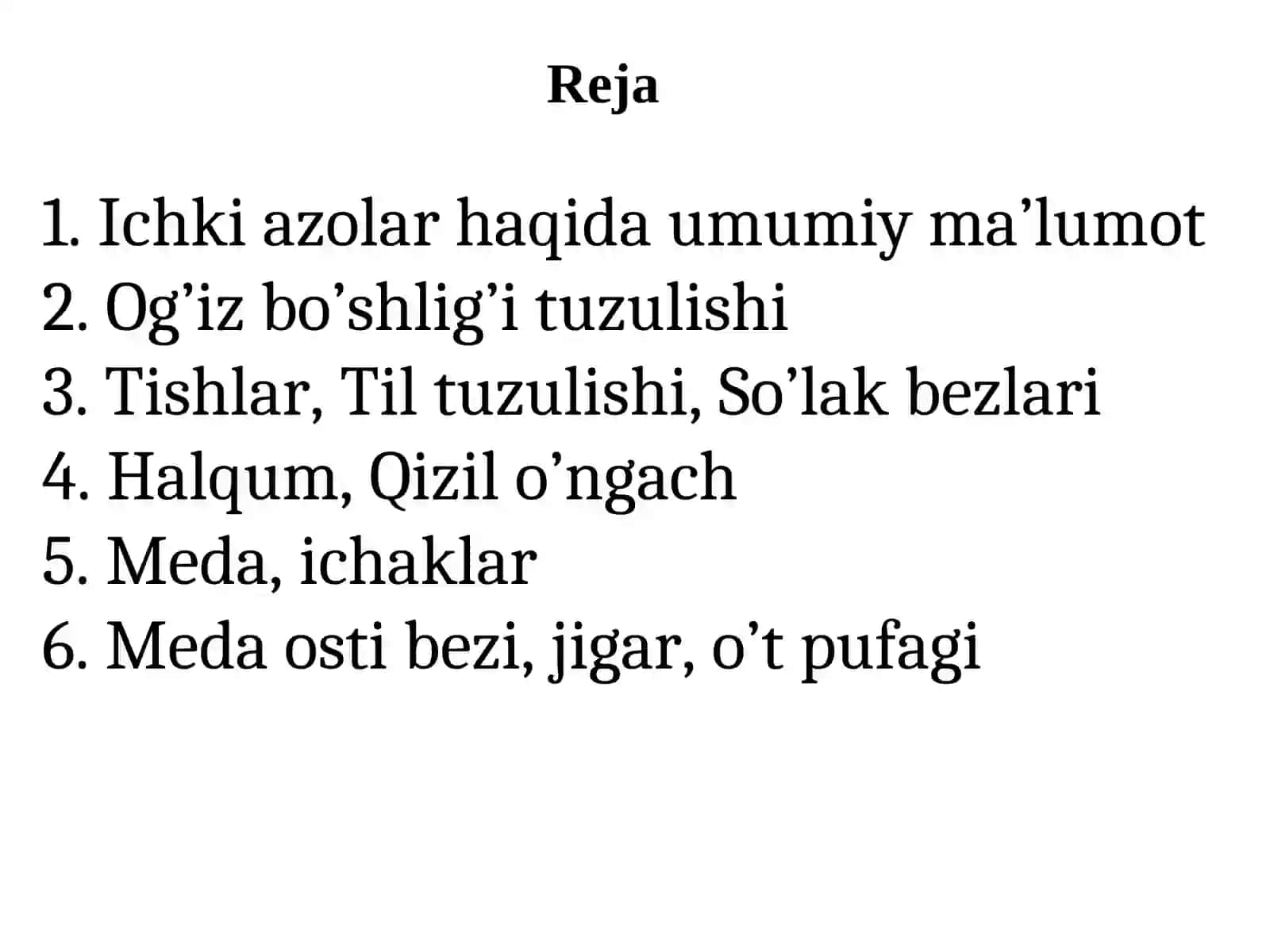 Ovqat hazm qilish 2
