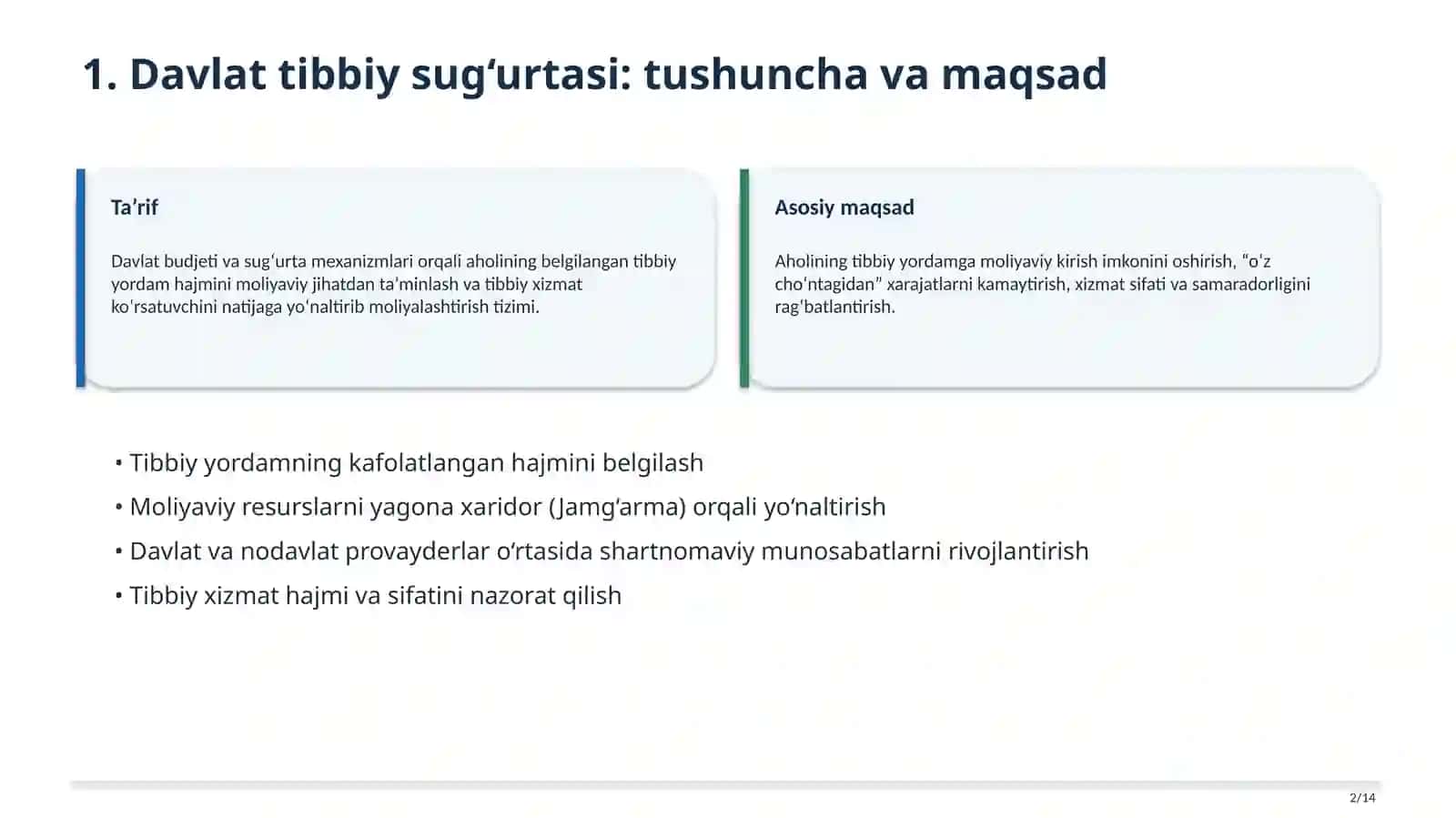 Davlat tibbiy sug‘urtasi tizimi 2