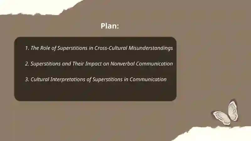 Extralinguistic issues in cross cultural communication: superstitions 2