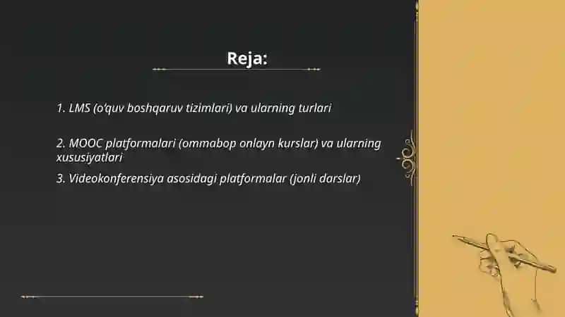 LMS (o‘quv boshqaruv tizimlari) va ularning turlari 2