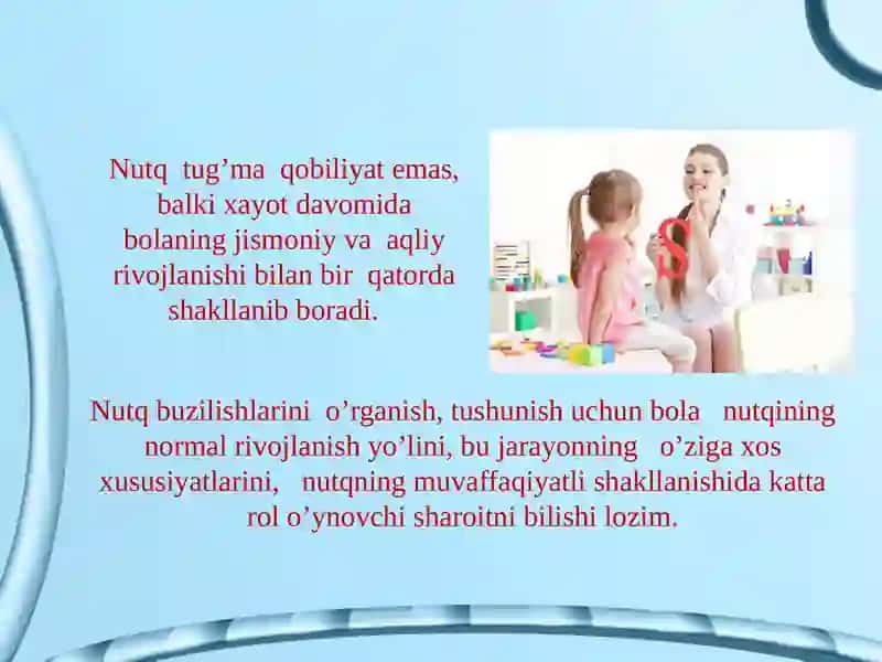 Bolalar nutqining rivojlanish davrlari 2