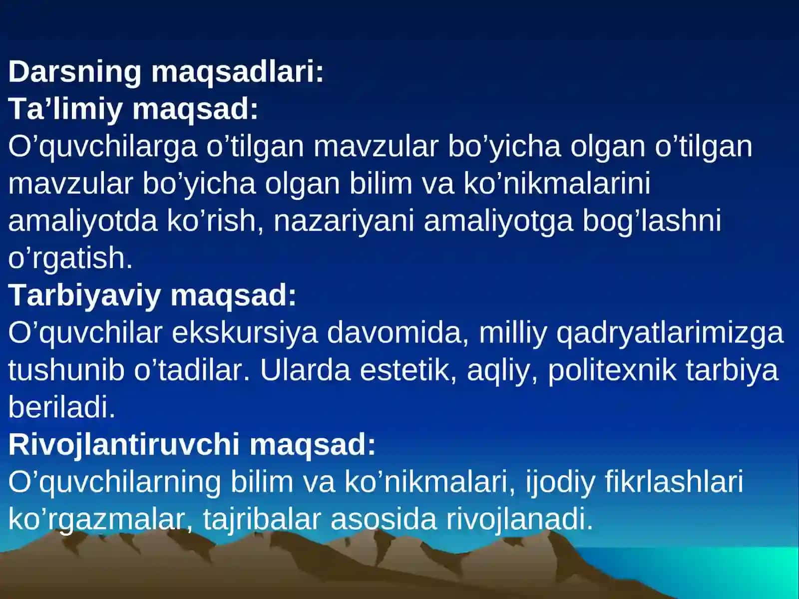 Ekskursiya 2