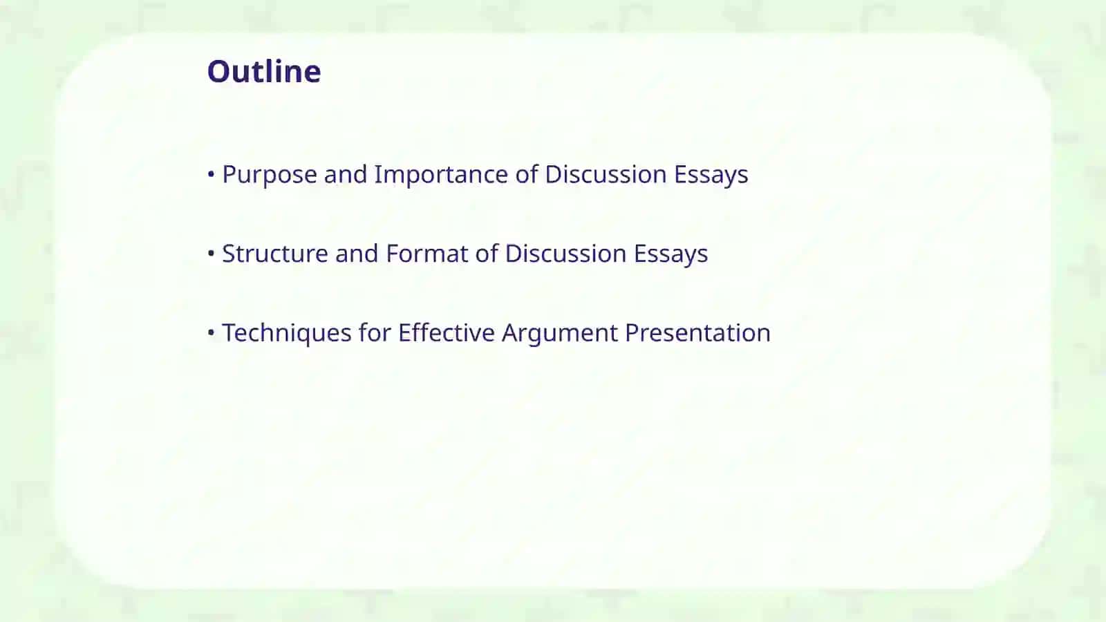 Discussion essay 2