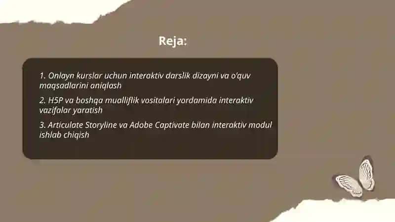 Interaktiv materiallar yaratish 2