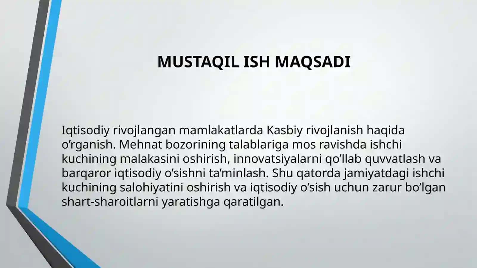 AKADEMIK KO’NIKMALAR VA KASBIY KOMPITENTLIK 2