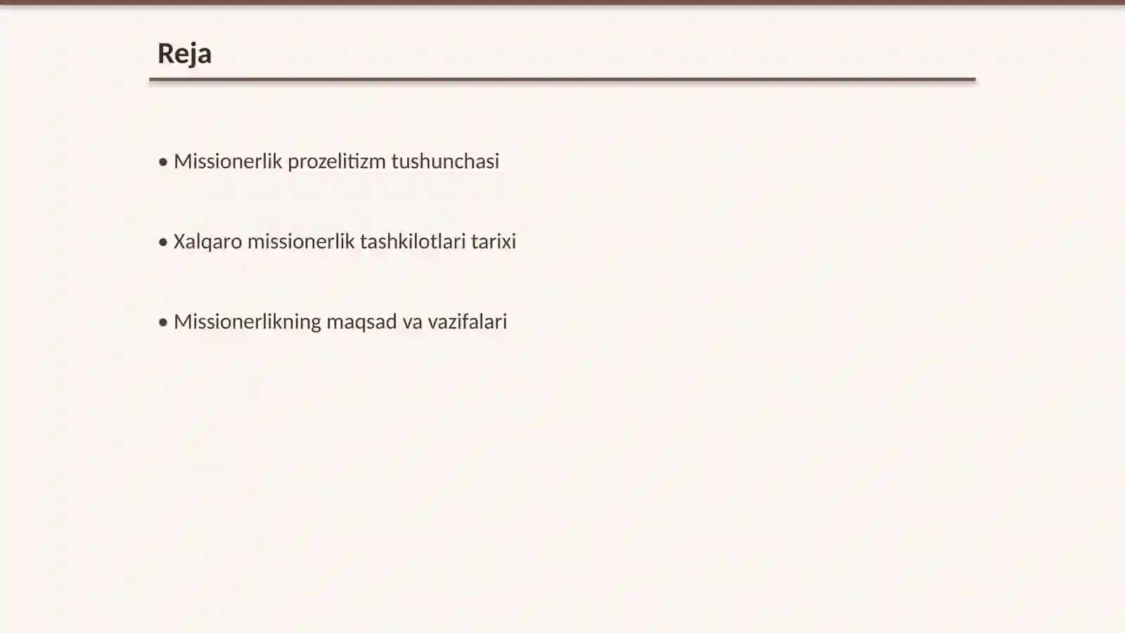 Missionerlik prozelitizm tushunchasi 2