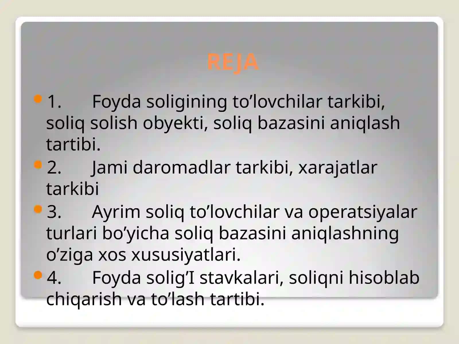 Foydasolig’i 2