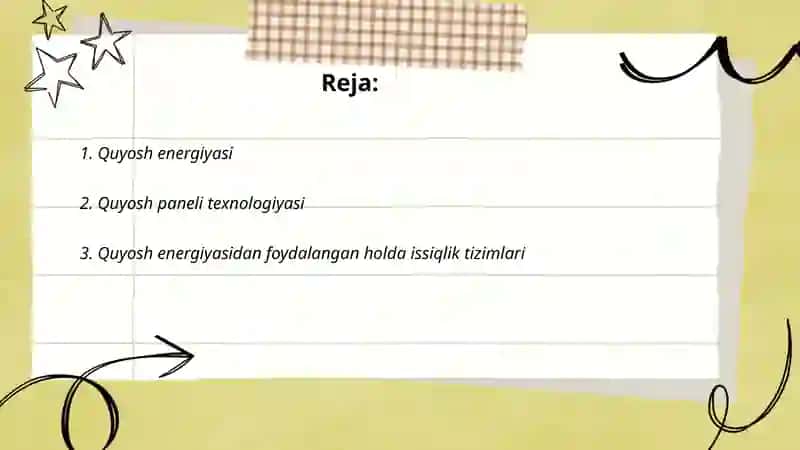 Quyosh energiyasi 2