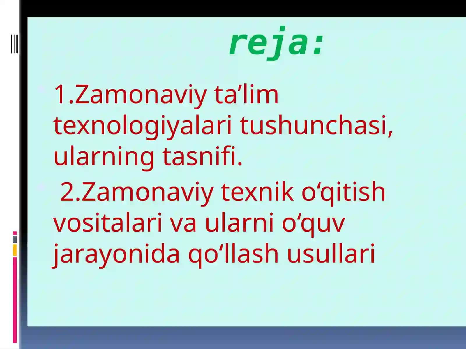Ta’limda innovasion texnologiyalar 2