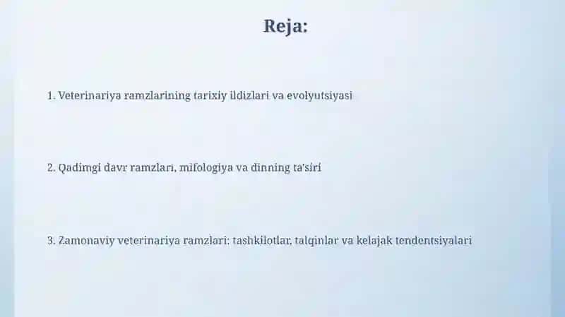 Veterinariya ramzlarining kelib chiqishi 2