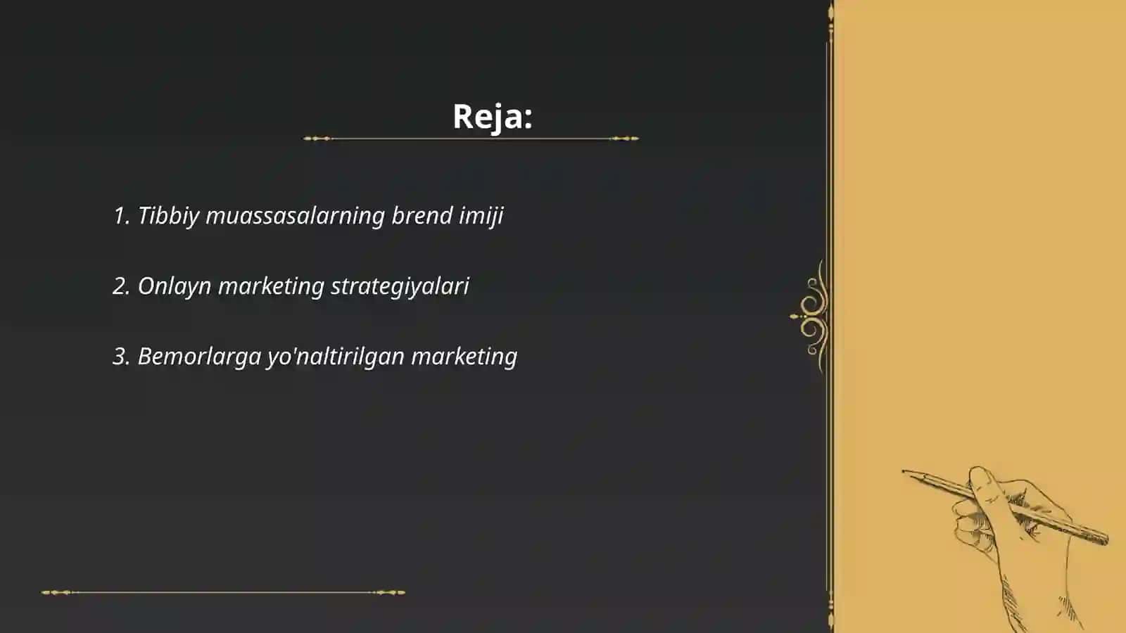 Tibbiy muassasalar marketingi 2