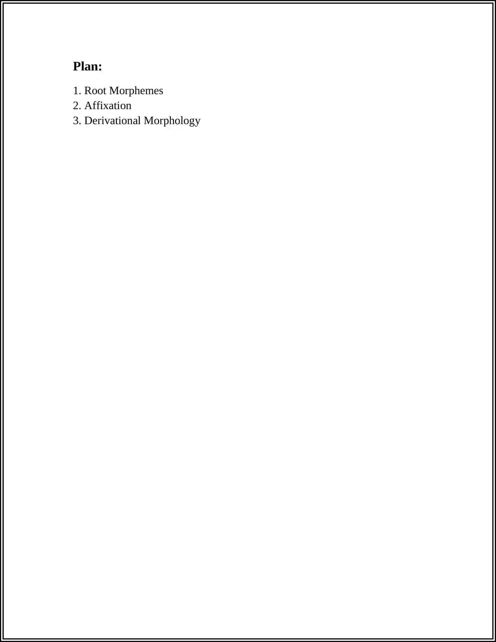 MORPHOLOGICAL SYSTEM OF THE WORD 2