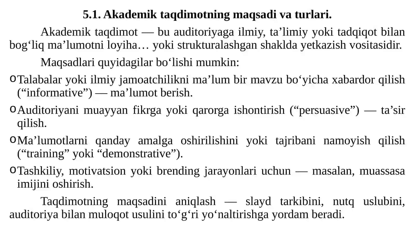 Taqdimottayyorlash va akademik nutq koʻnik malari 2