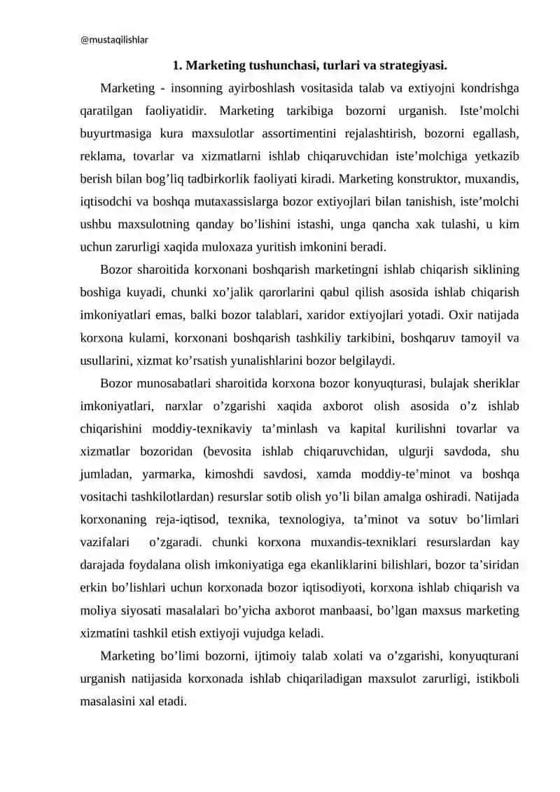 Marketing Menejmenti 2