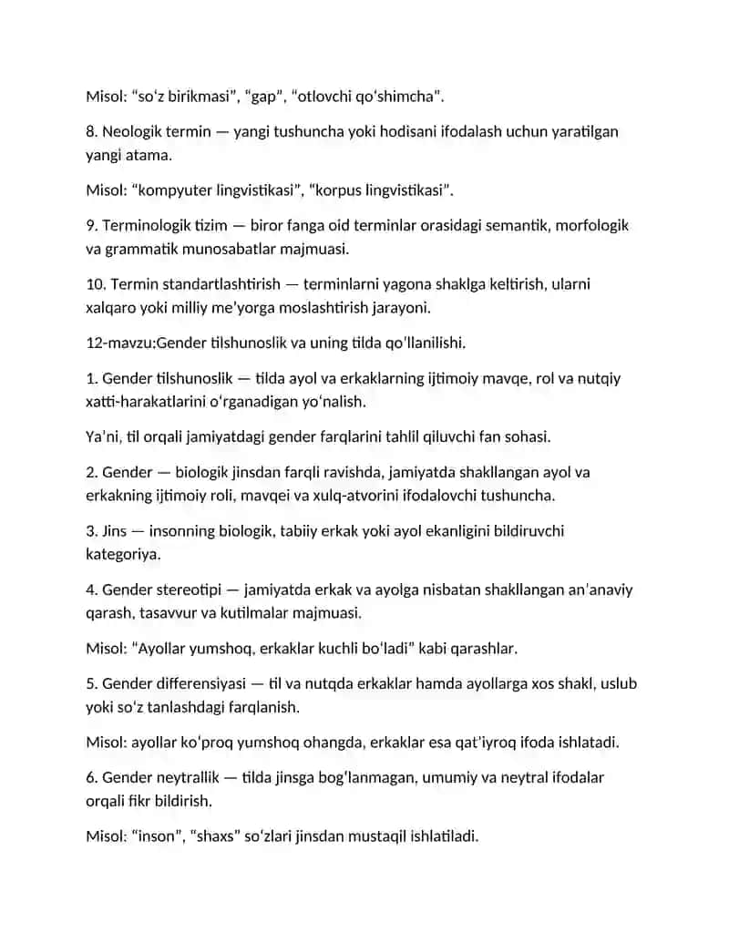 O‘zbek tilshunosligi Terminologiyasi 2
