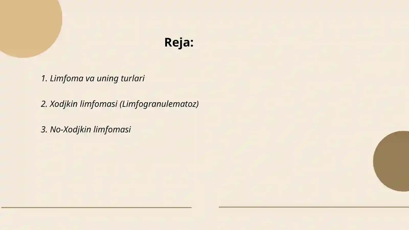 Limfoma va Limfagranulematoz 2