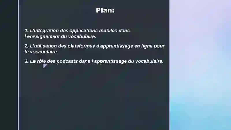 L’utilisation des technologies pédagogiques dans l’enseignement du vocabulaire des langues étrangères 2
