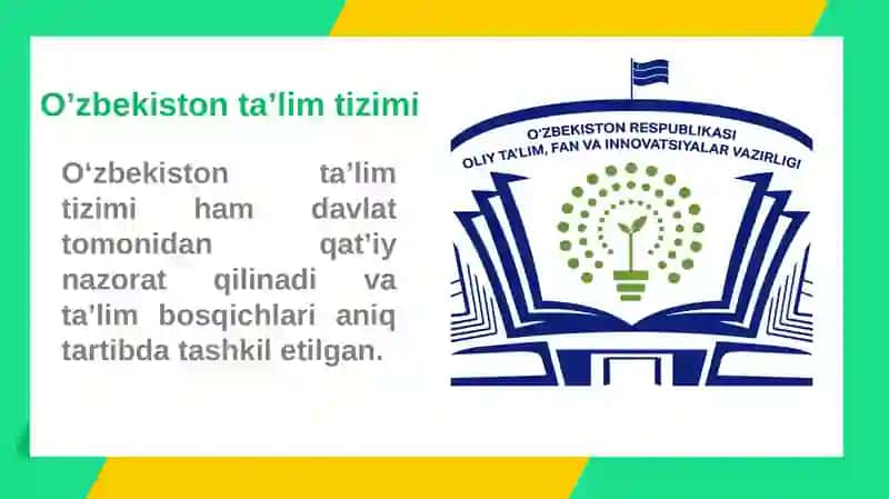 Ozbekiston va Janubiy Koreya ta'lim tizimi 2