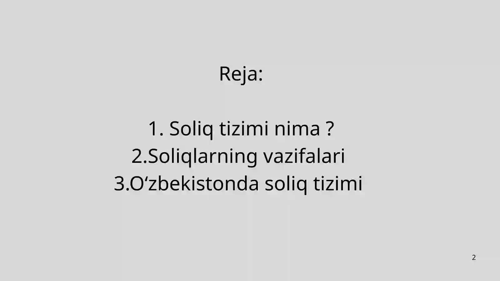 O‘zbekiston Respublikasi Soliq Tizimining Shakllanish Tarixi 2