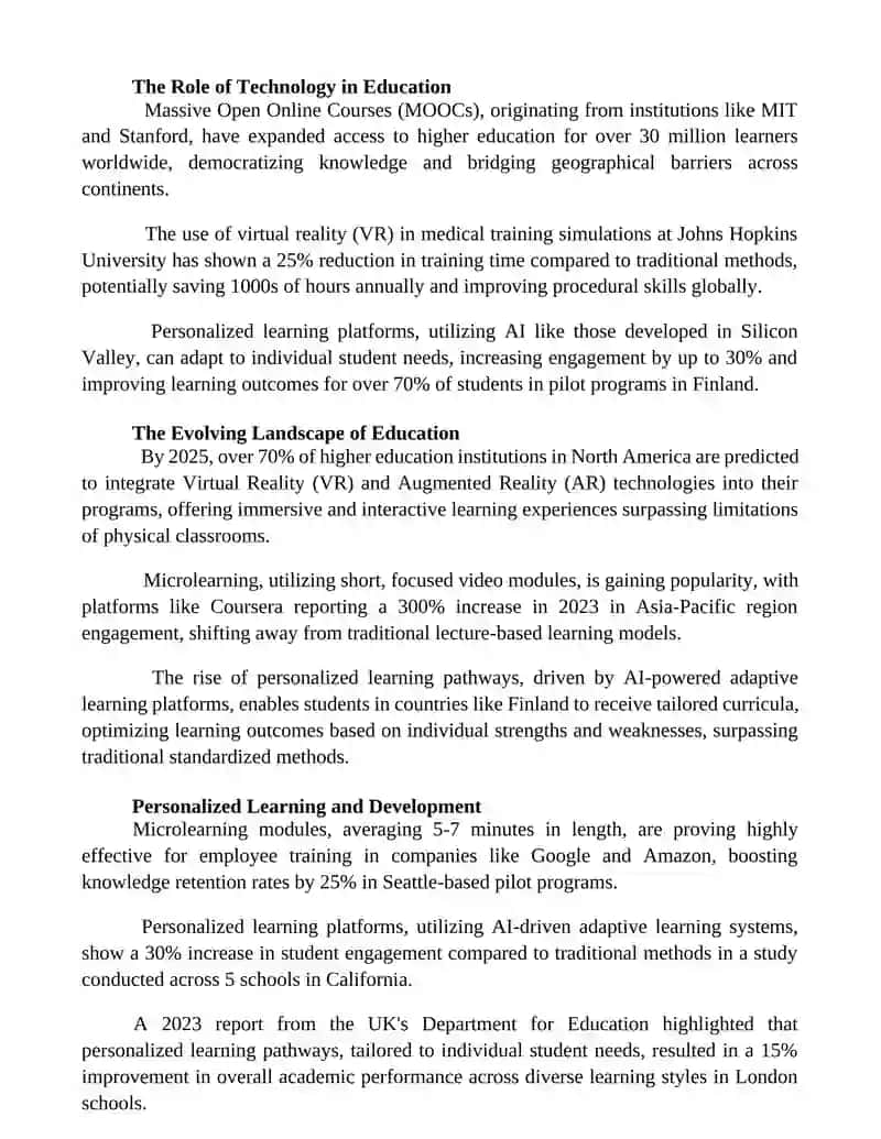 Lifelong Learning and Development 2