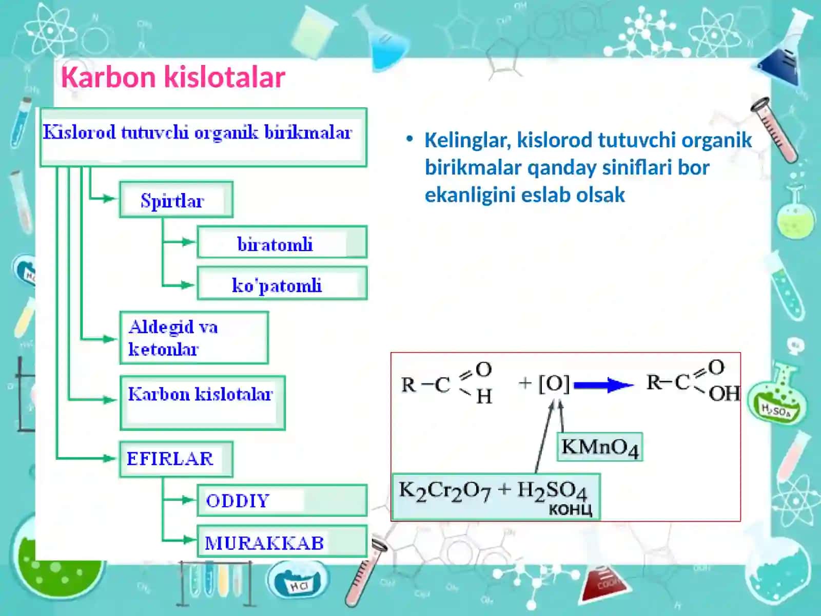 Karbonkislotalarningtutganoʻrnivaahamiyati 2