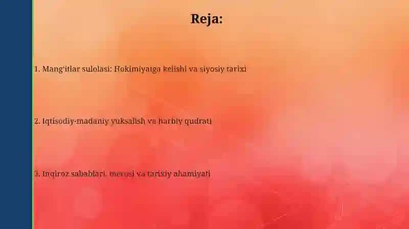Mangʻitlar boshqaruv davri 2