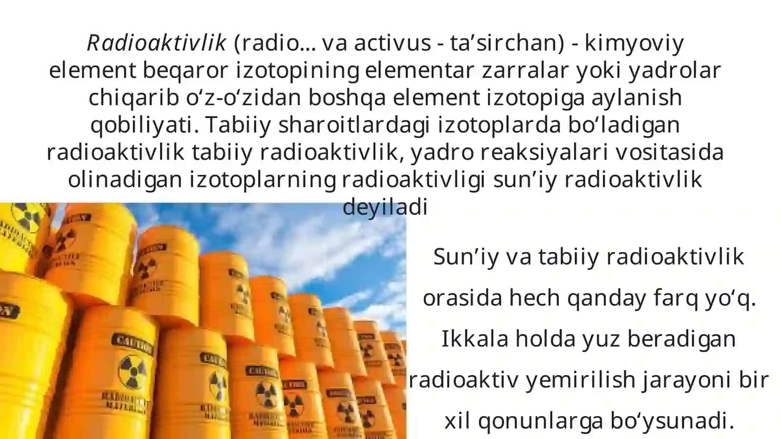 Radioaktivlik 2