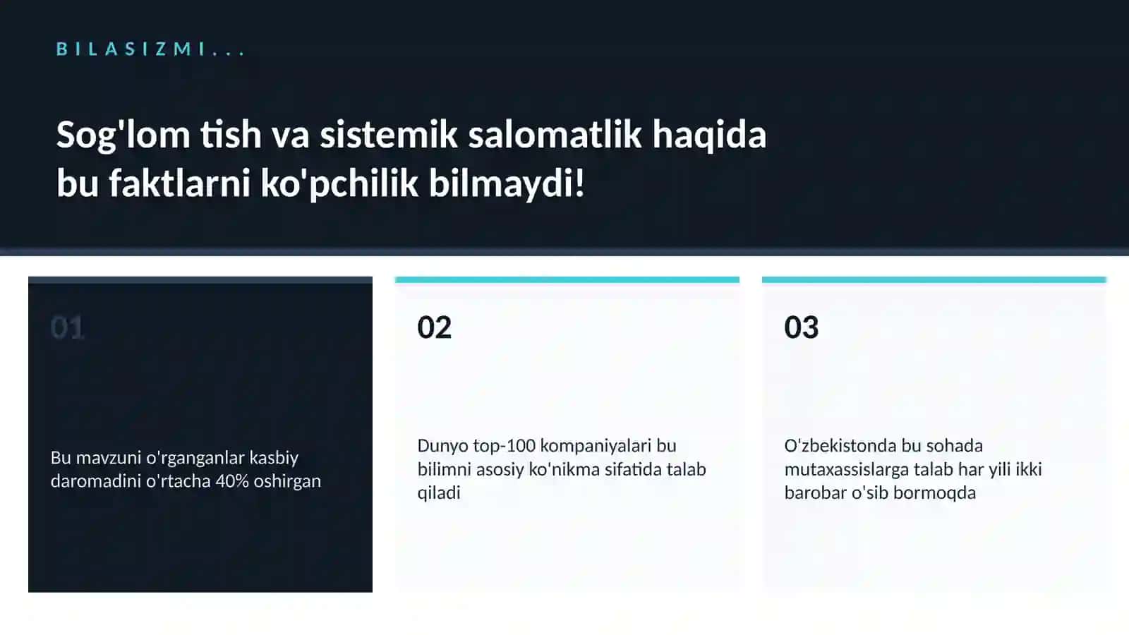 Sog'lom tish va sistemik salomatlik 2