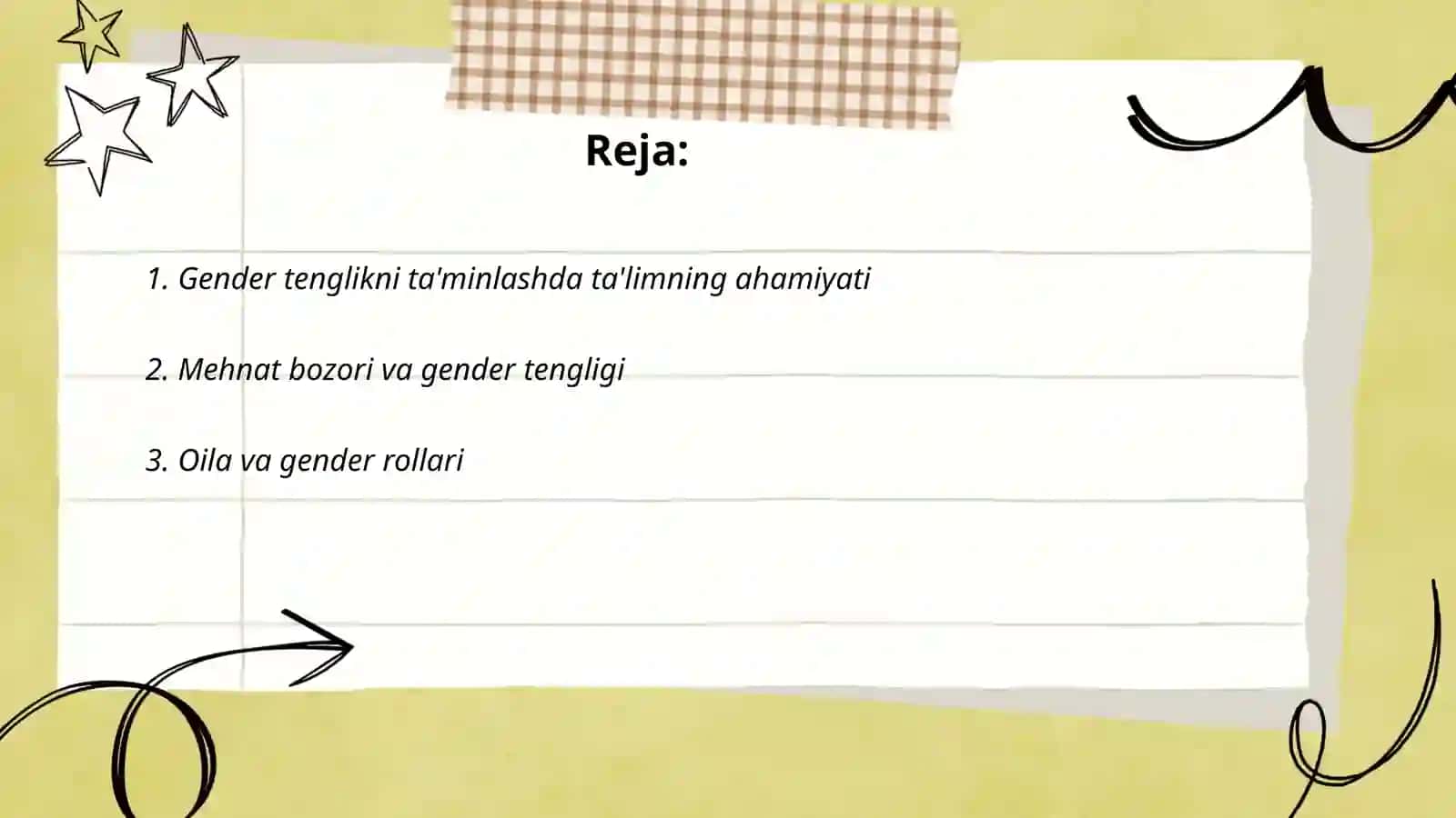 Gender tengligi 2