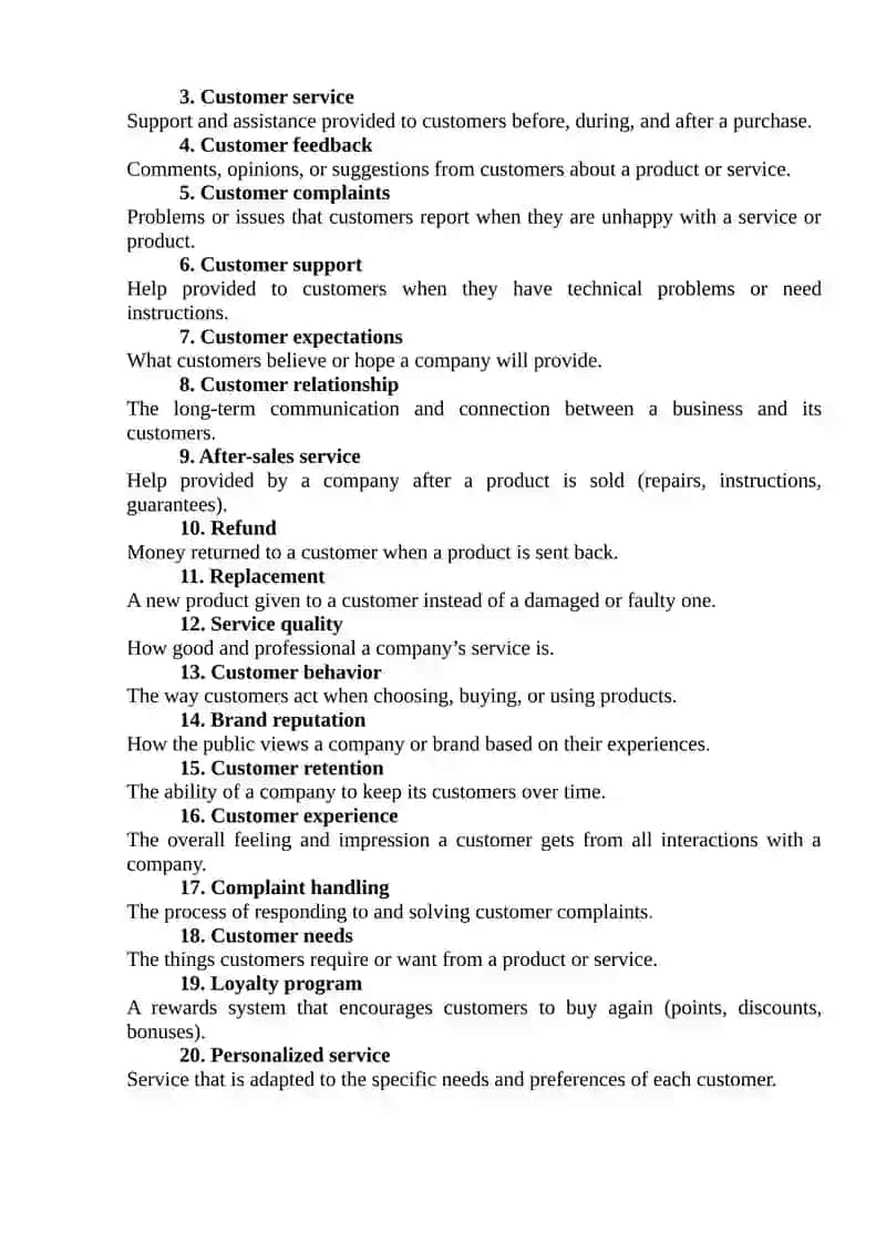 Lesson 37: Customer Service in Modern Business 2