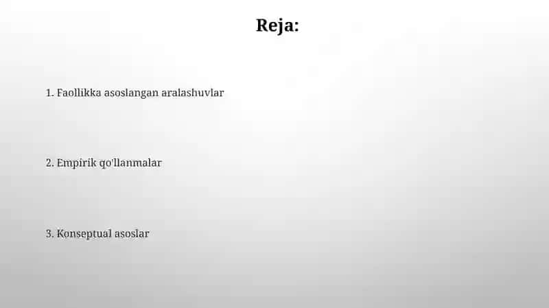 PSIXOLOG FAOLIYATI MODELLARI 2
