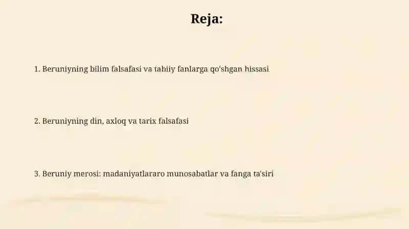 Beruniy falsafasi 2