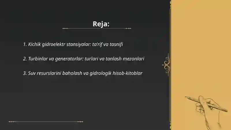 Kichik gidroelektr stansiyalar 2