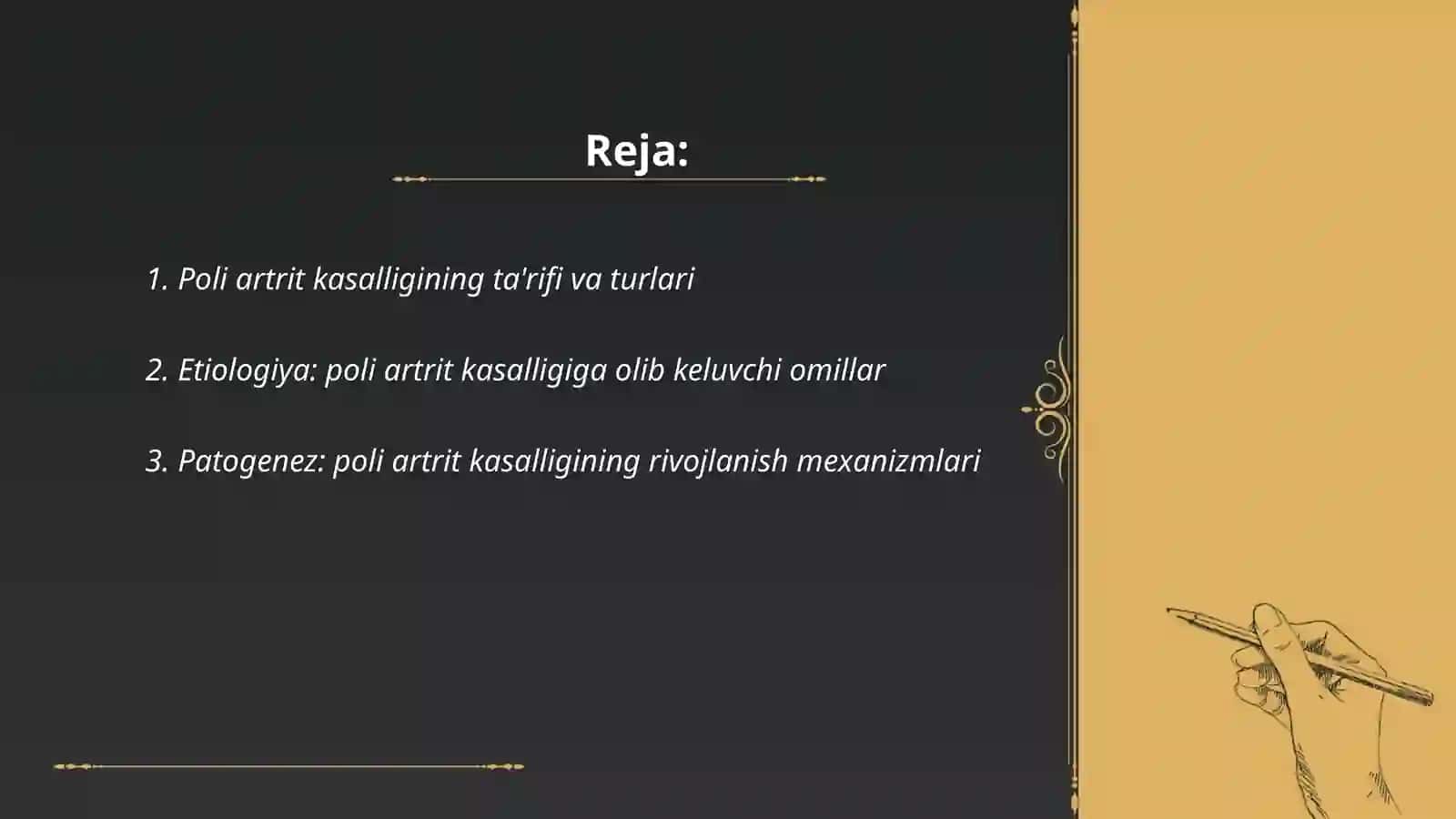 Poli artrit kassaligi 2
