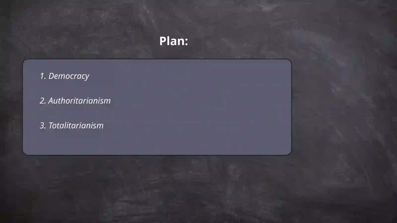 Political systems 2