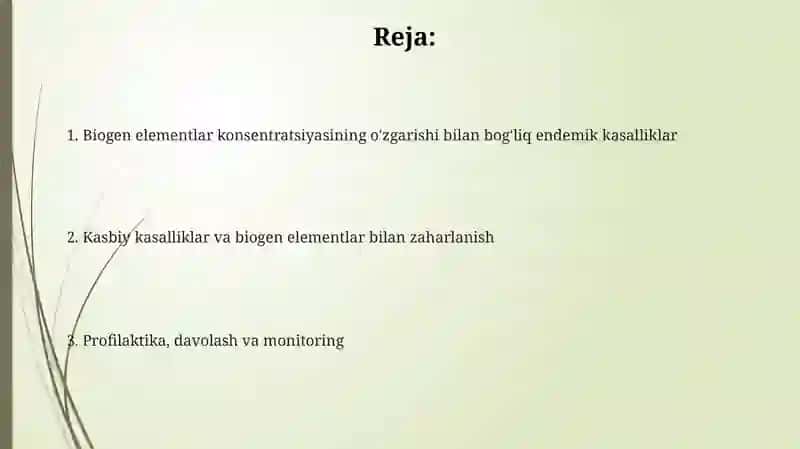 Biogenelementlar konsentratsiyasi 2