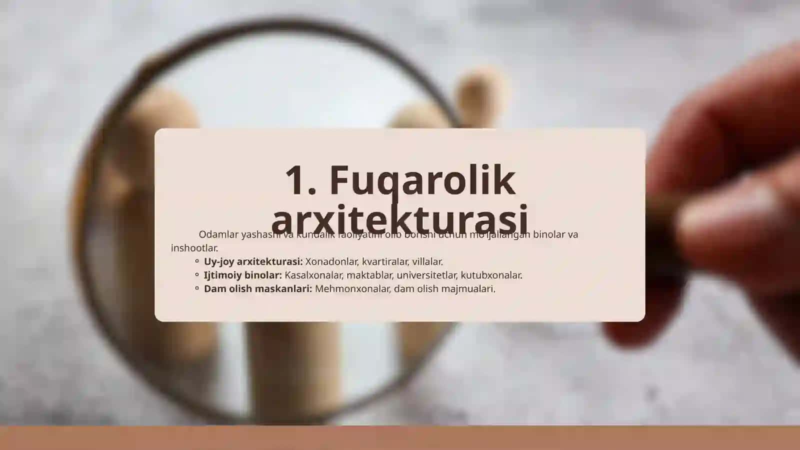 Arxitektura turlari va uslublari 2