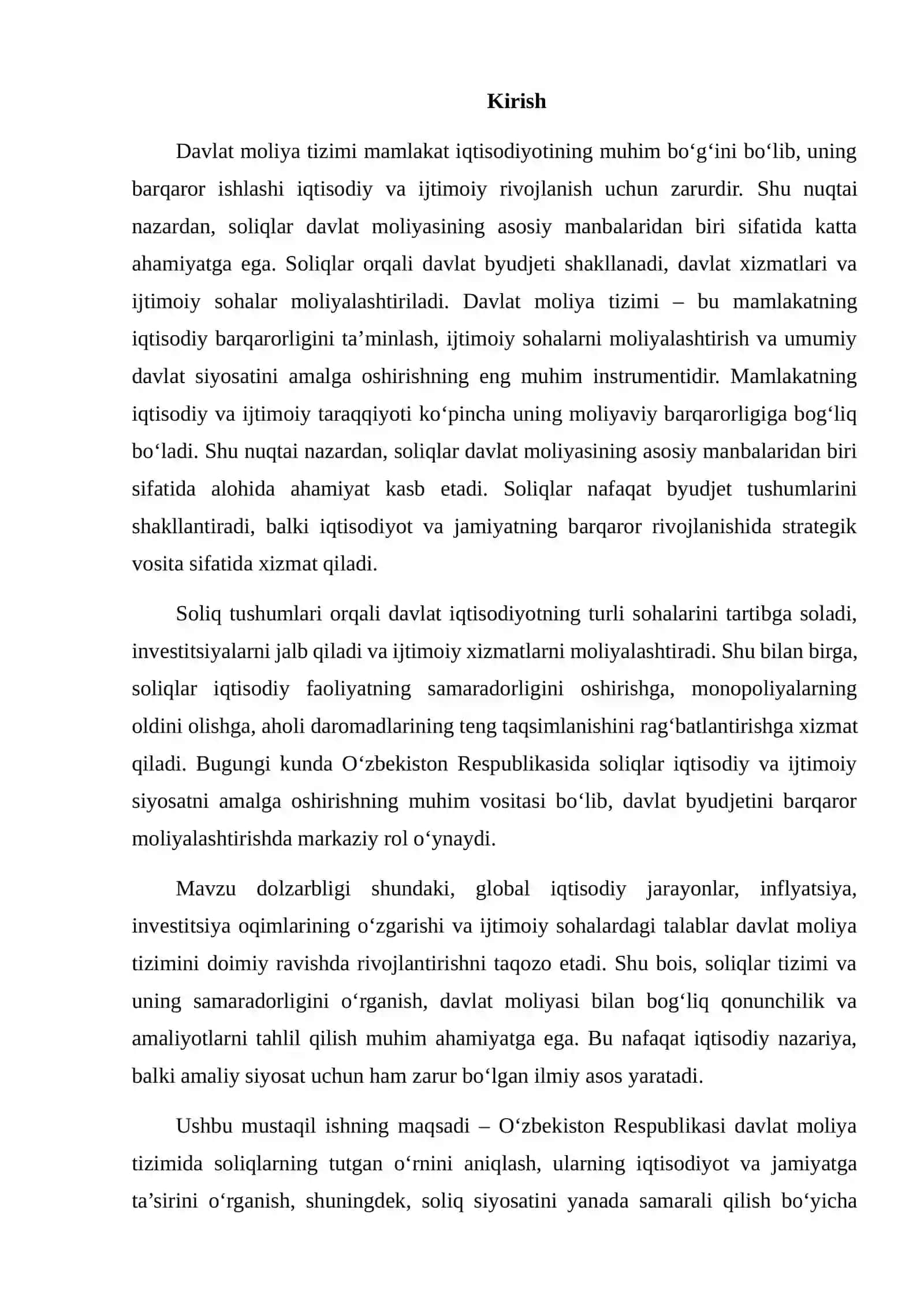 Davlat moliya tizimi va uning tarkibiy qismlari 2