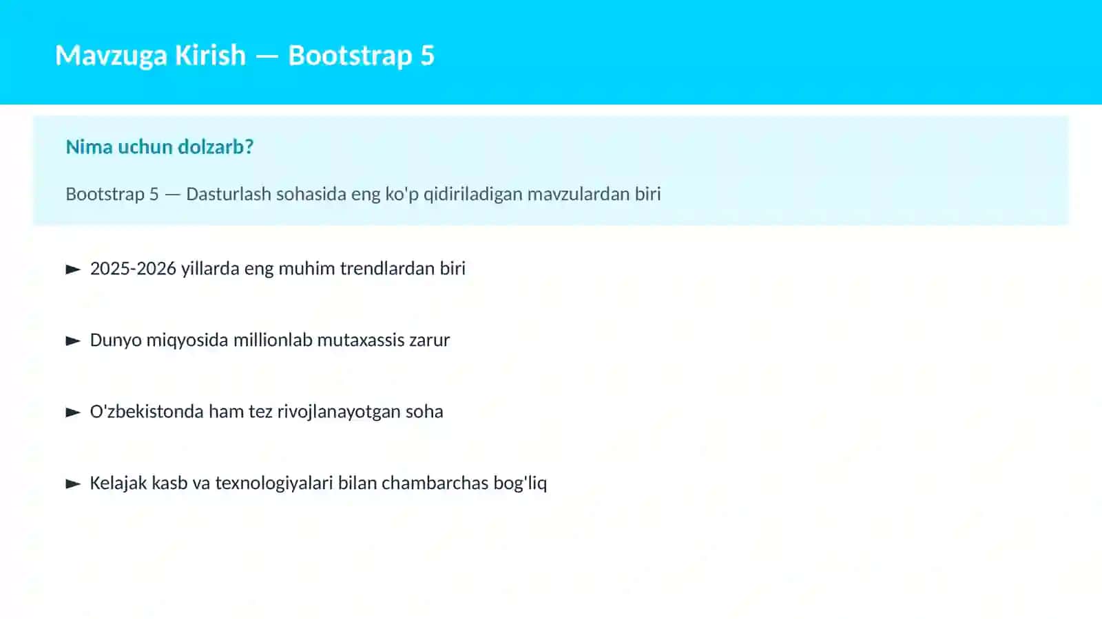 Bootstrap 5 2
