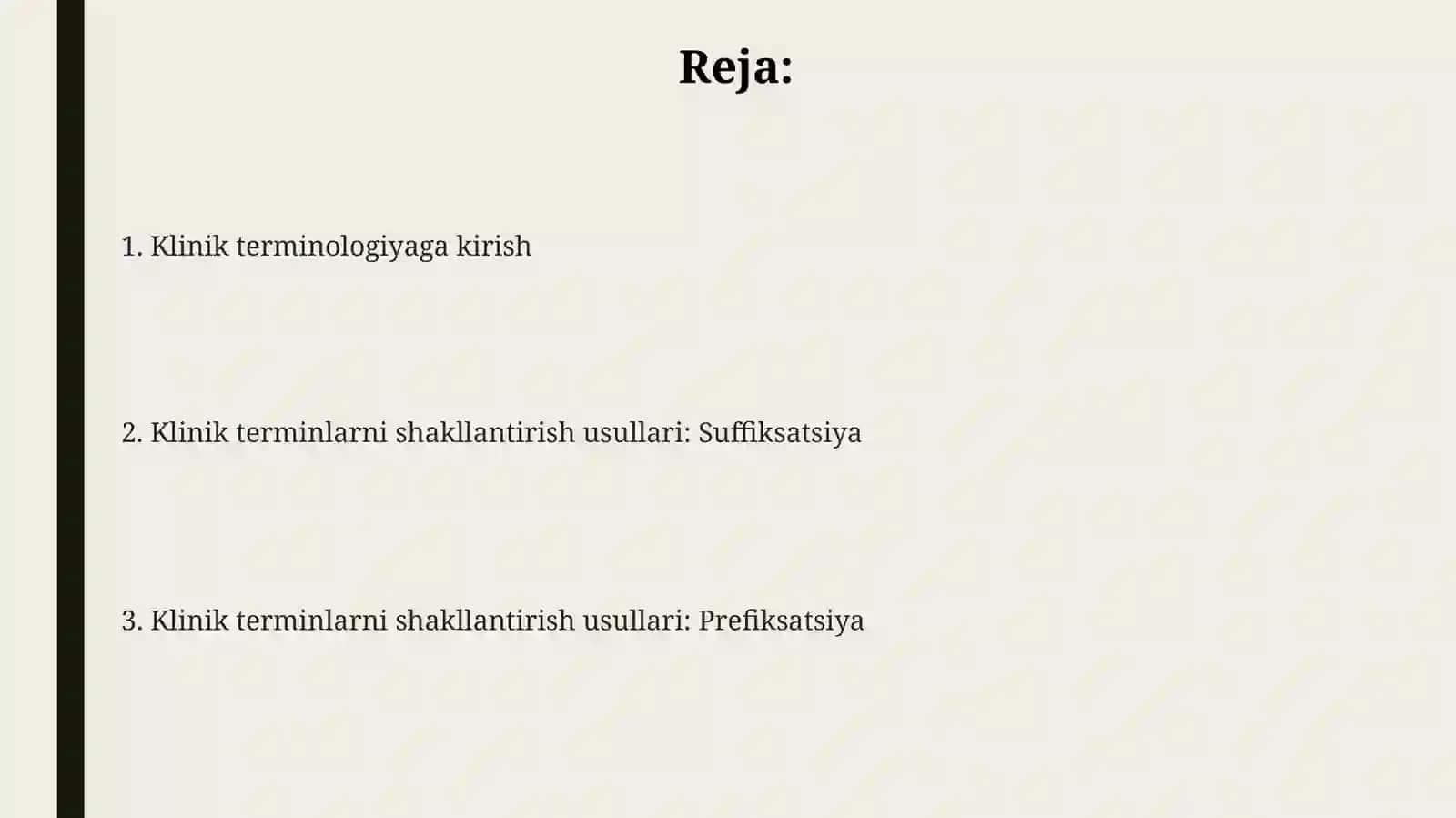 Klinik terminologiyaga kirish 2