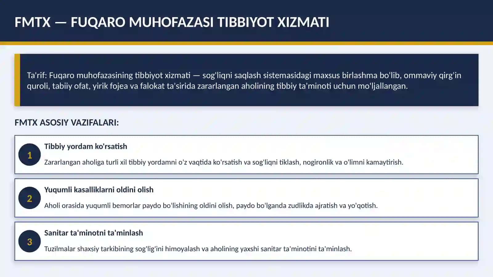 FMTXning Har Bir Davrda
Faoliyat Xususiyati va
Asosiy Tashkiliy Tamoyillari. 2