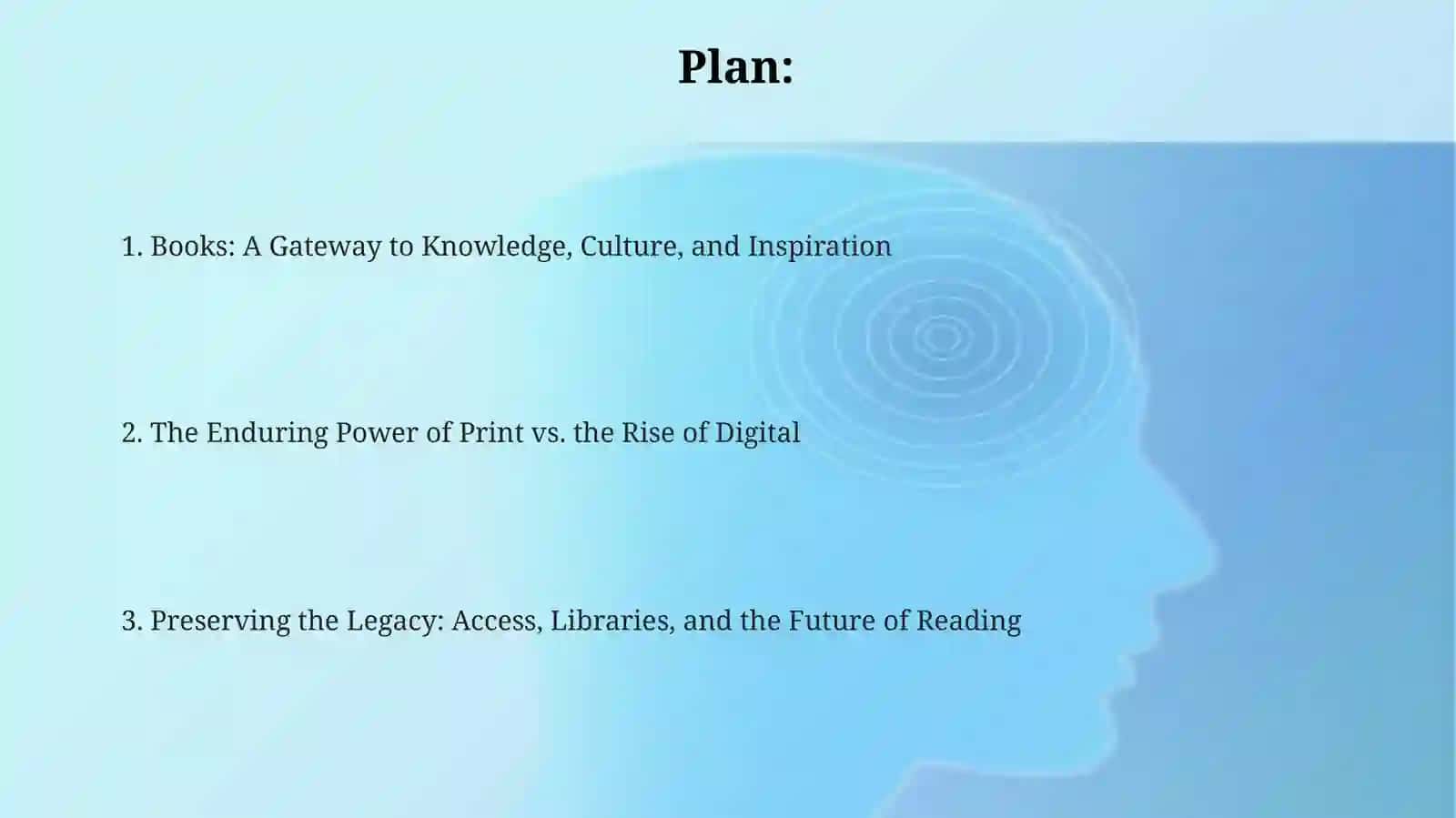 The role of books in our life 2