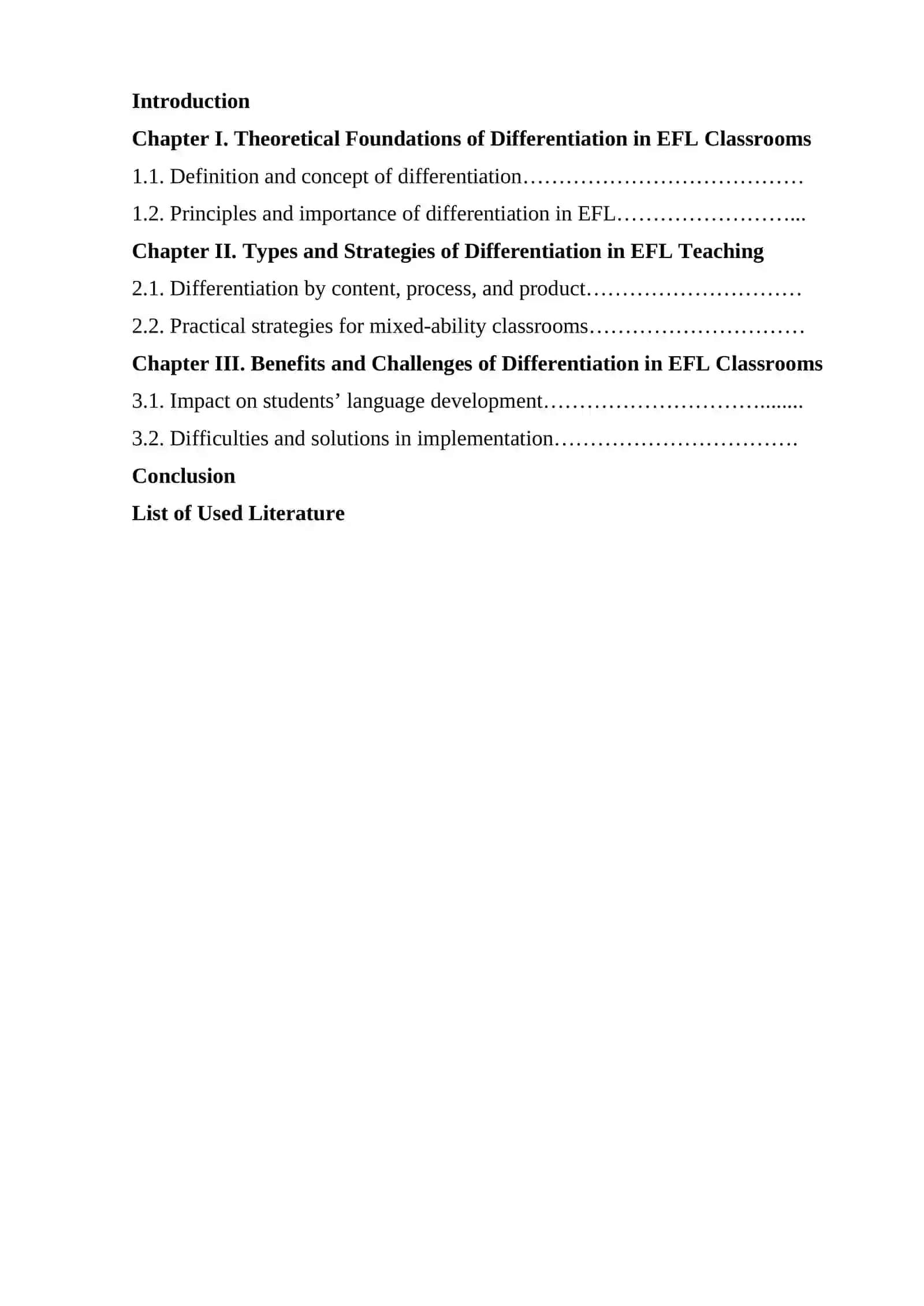 Differentiation strategies in EFL classrooms 2