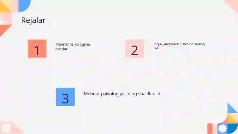Mehnat psixologiyasi 2