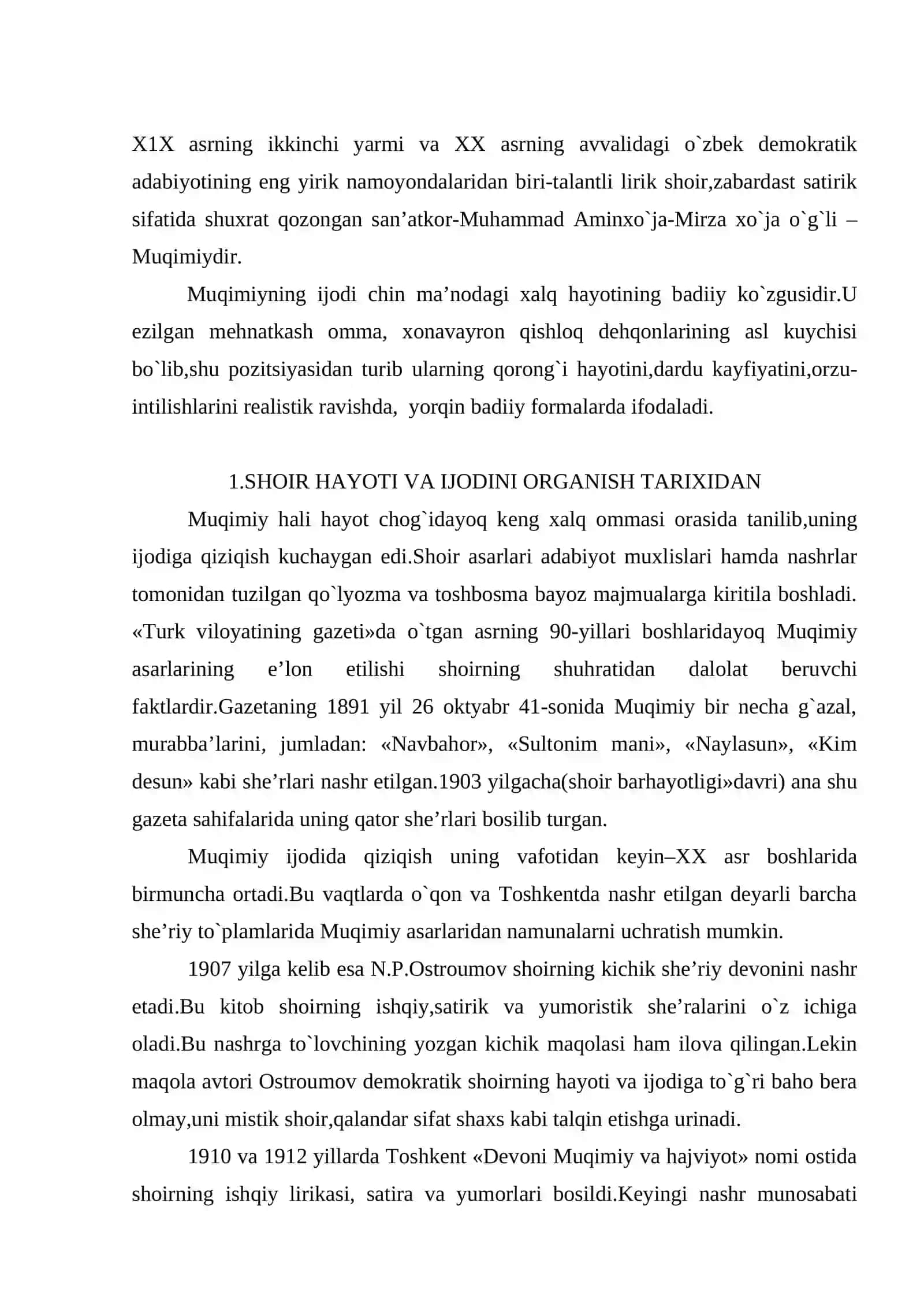 Muhammad  Aminxo`ja Muqimiy 2