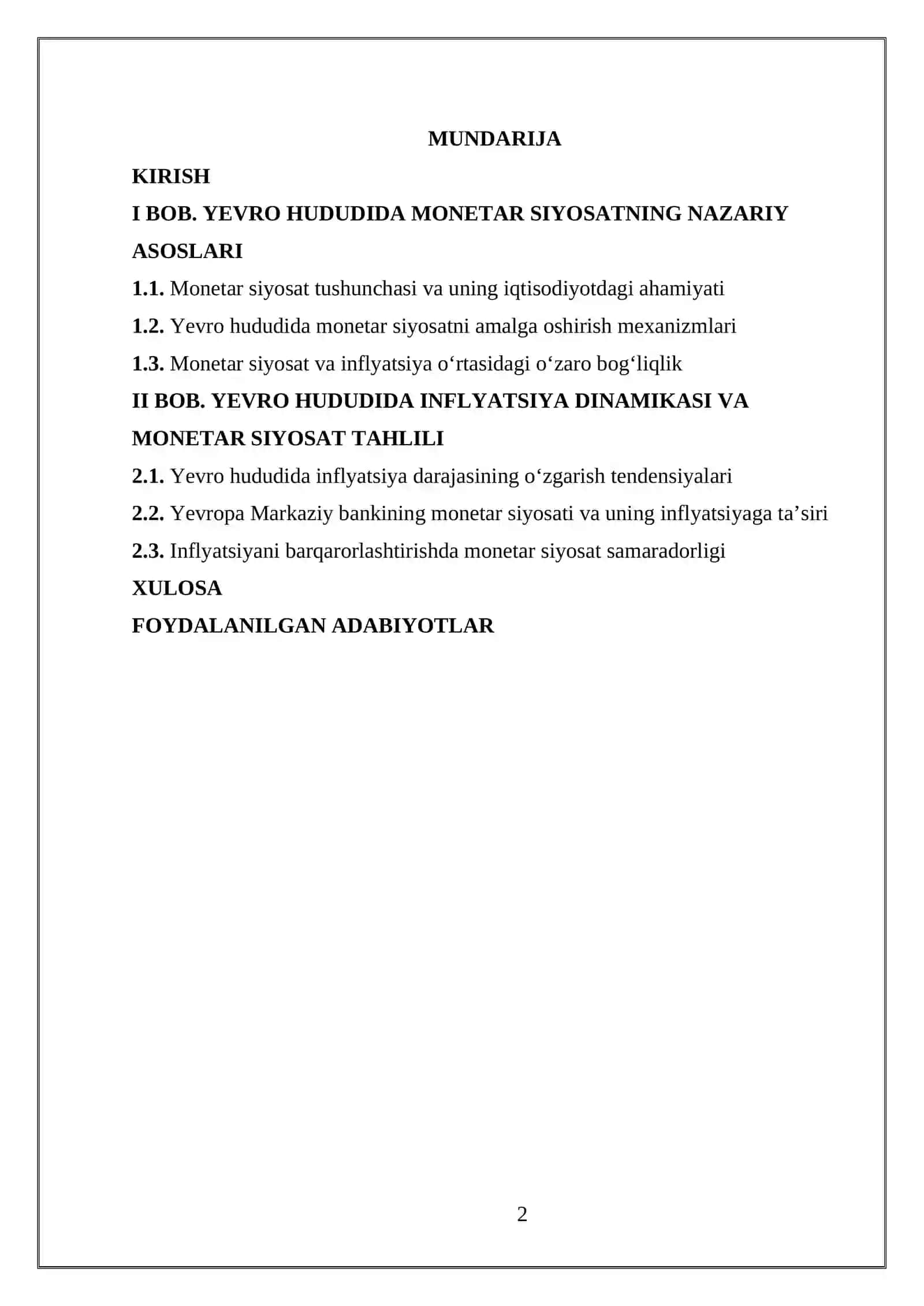 DINAMIK IQTISODIYOT 2