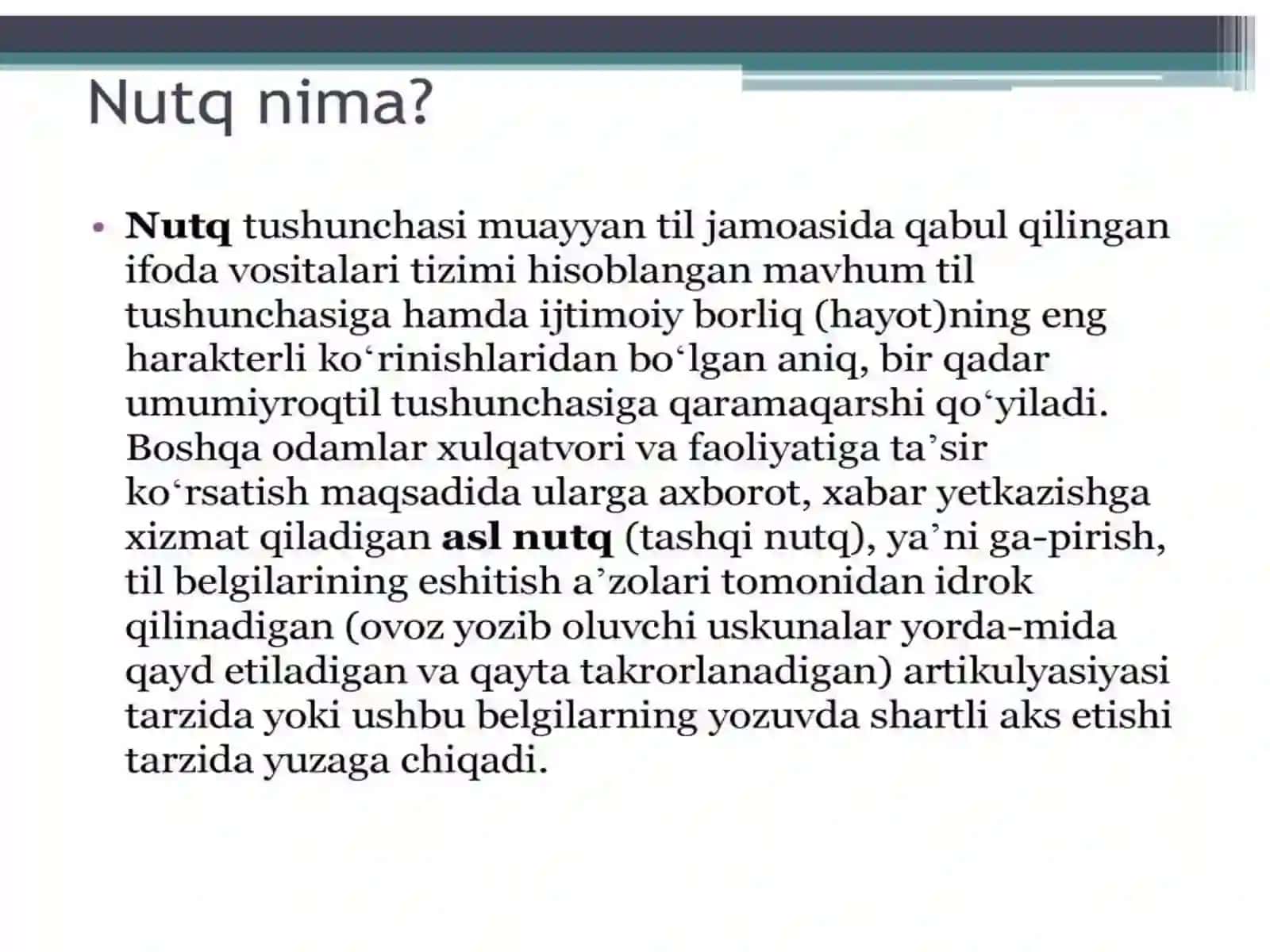 Nutqning uslubiy shakllari 2